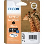 Cartucho Original Epson T0711H (pack doble, alta capacidad)